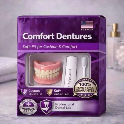 Selbstbewusstes Lächeln – Vollprothesen-Set (Ober- und Unterkiefer)