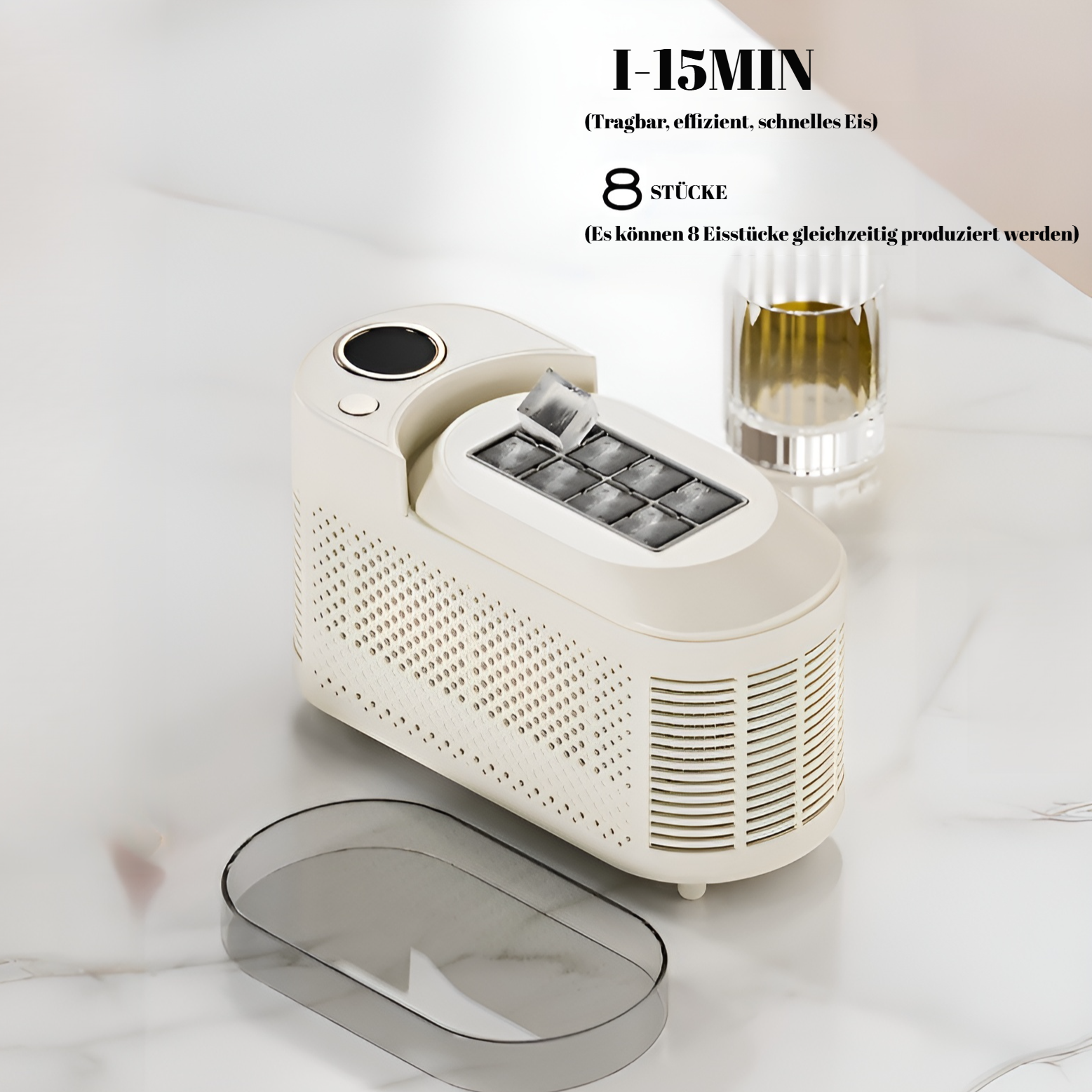 Tragbare Eiswürfelmaschine fürs Camping