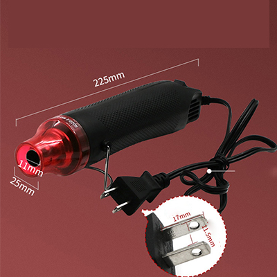 Prägepulver Heißluftfön & Radiergummi Set