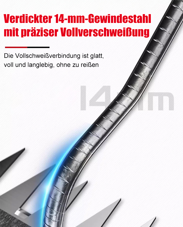 Verdickter Multifunktions SK95-Stahlrechen