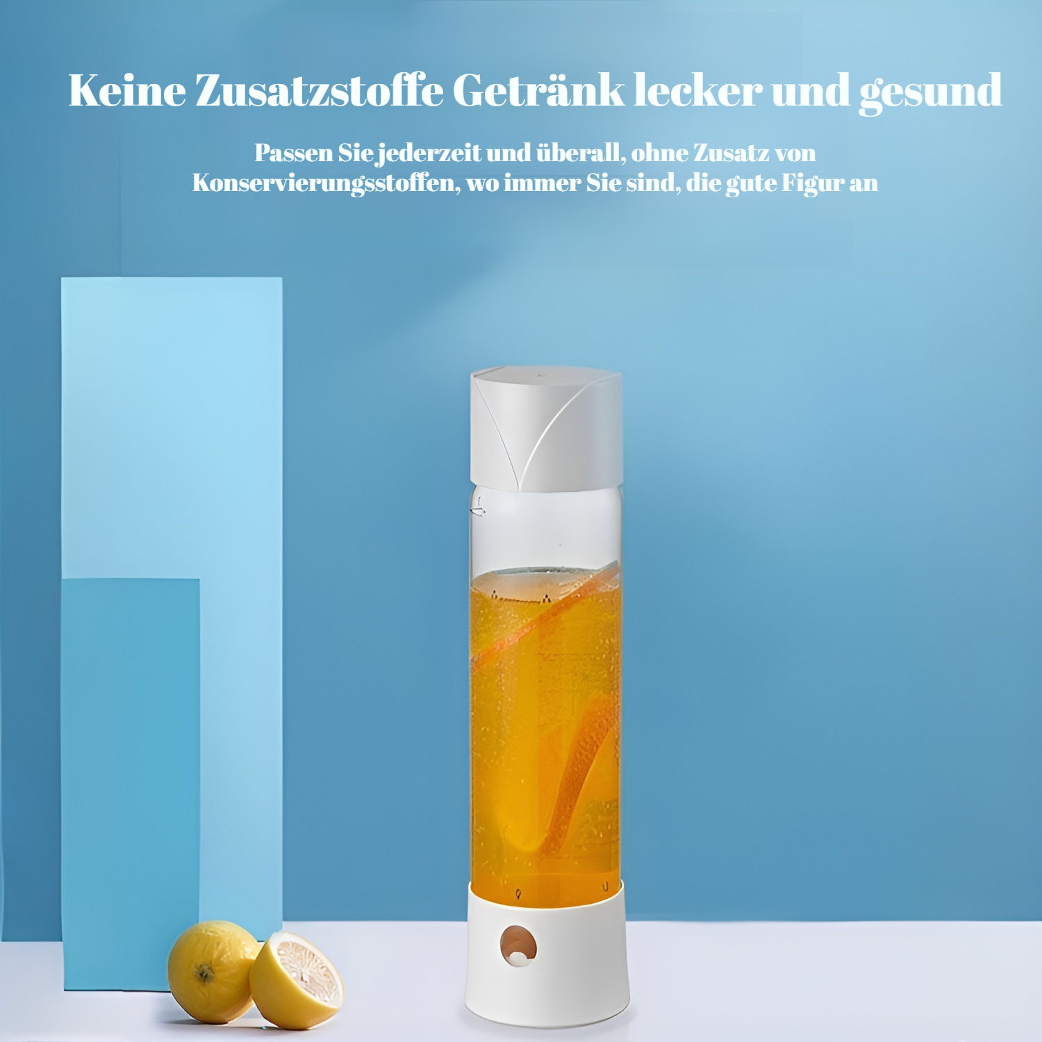 Einfache Bedienung der Sprudelwasser-Maschine