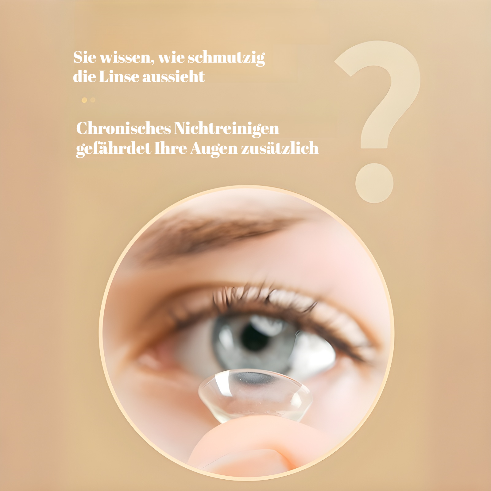 Tragbare Kontaktlinsen-Reinigungsbox für unterwegs