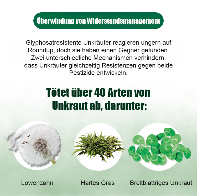 [99,8% Unkrautvernichtung nach 10min Sprühen] ❤️ Multifunktions-Herbizid Upgrade