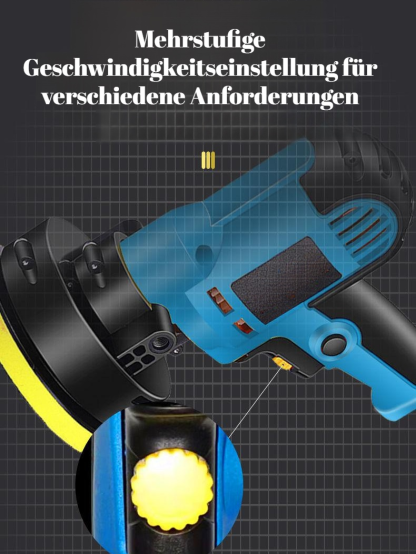Kleine Boden-Autopoliermaschine mit Kratzerreparatur-Werkzeugen