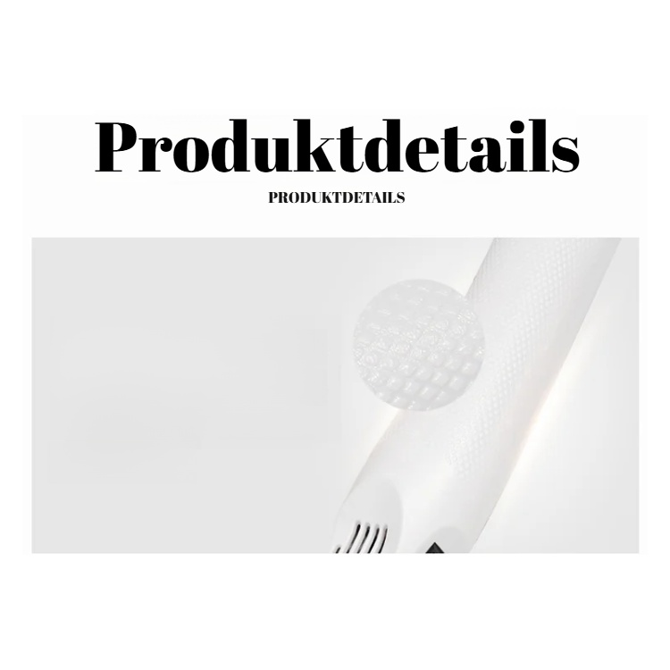 Prägepulver Heißluftfön & Radiergummi Set