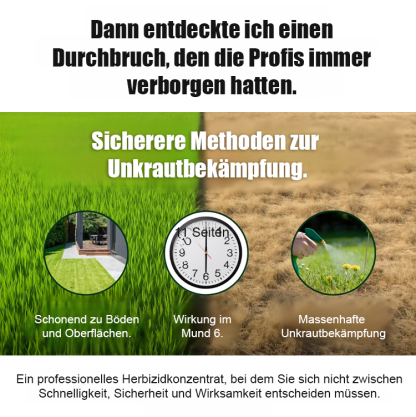 [99,8% Unkrautvernichtung nach 10min Sprühen] ❤️ Multifunktions-Herbizid Upgrade