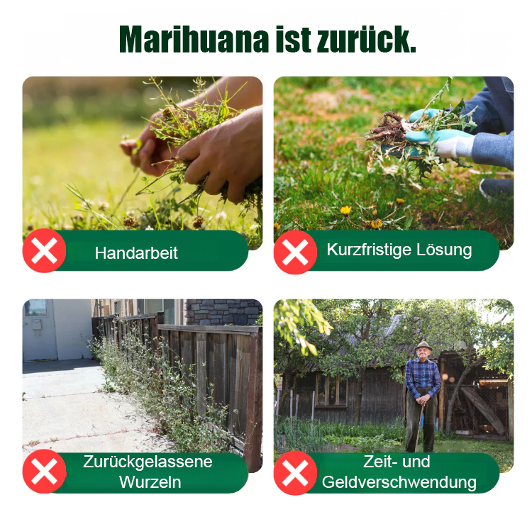 [99,8% Unkrautvernichtung nach 10min Sprühen] ❤️ Multifunktions-Herbizid Upgrade