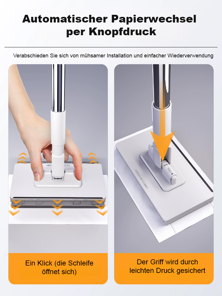 【Komfort Pur】Selbstreinigender Faulenzer-Wischmopp