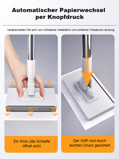 【Komfort Pur】Selbstreinigender Faulenzer-Wischmopp