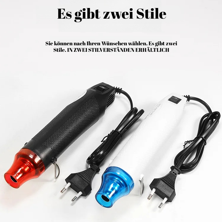 Prägepulver Heißluftfön & Radiergummi Set