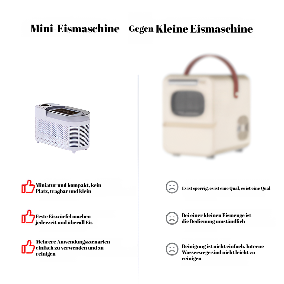 Eiswürfelmaschine für Zuhause und Büro