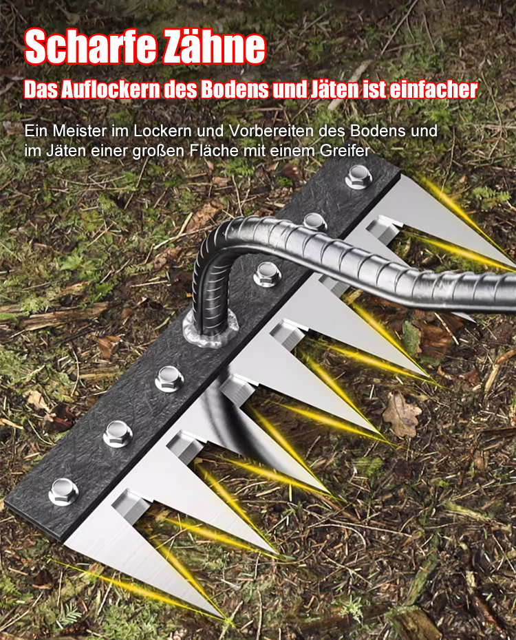 Verdickter Multifunktions SK95-Stahlrechen