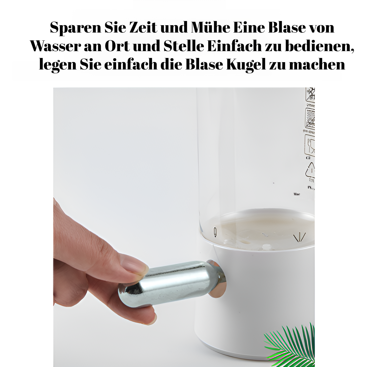 Erfrischendes Sprudelwasser selbstgemacht