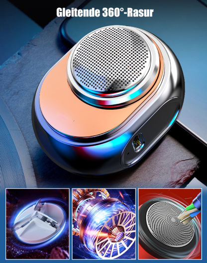 ✨【Diamantklinge】Wasserdichter Mini-Hochleistungsrasierer für Herren, Akkulaufzeit bis zu 2 Monate 🔋
