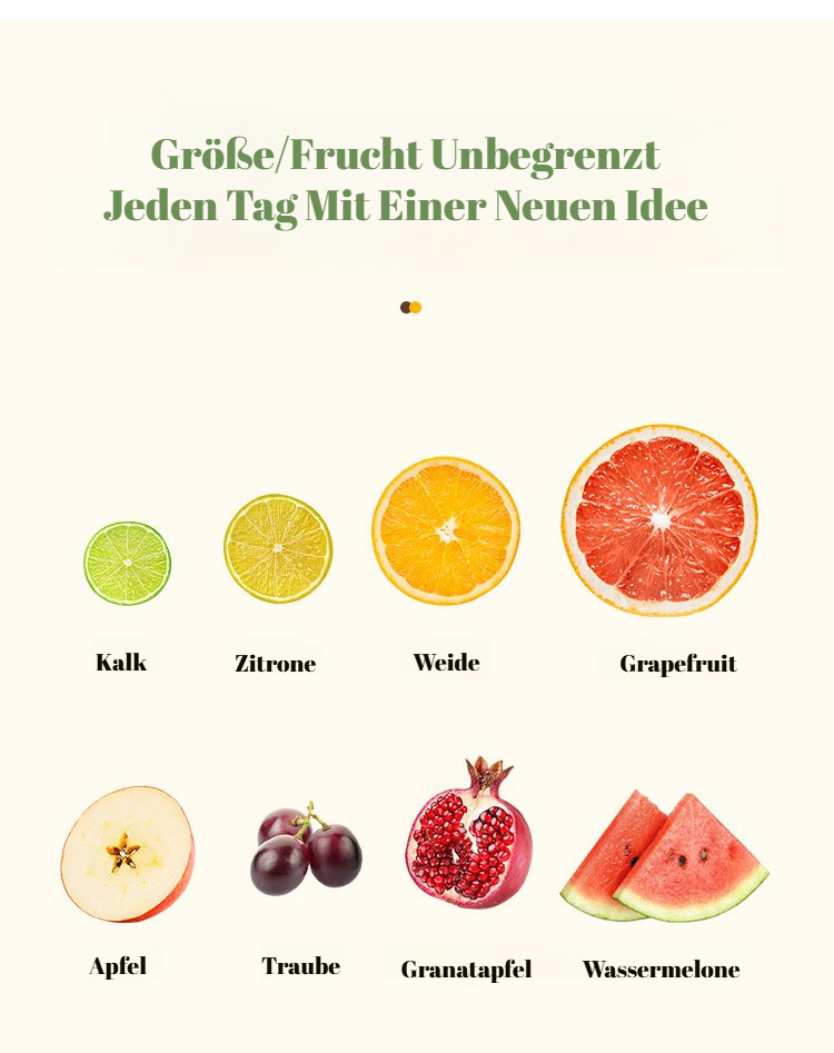 Einfach zu reinigender multifunktionaler Juicer