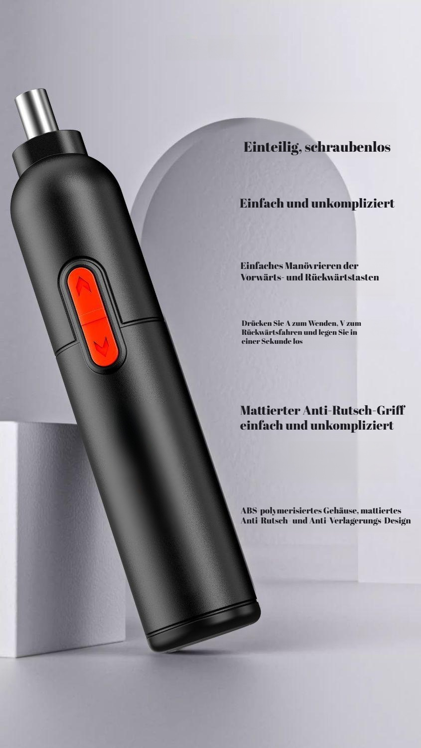 Kabelloser Schraubendreher für Heimwerker