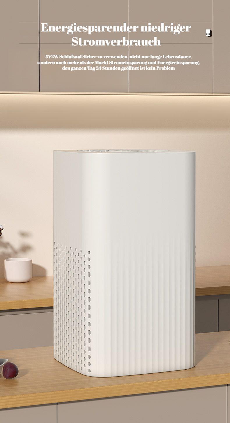 Geruchsfilter für frische Luft im Schlafzimmer
