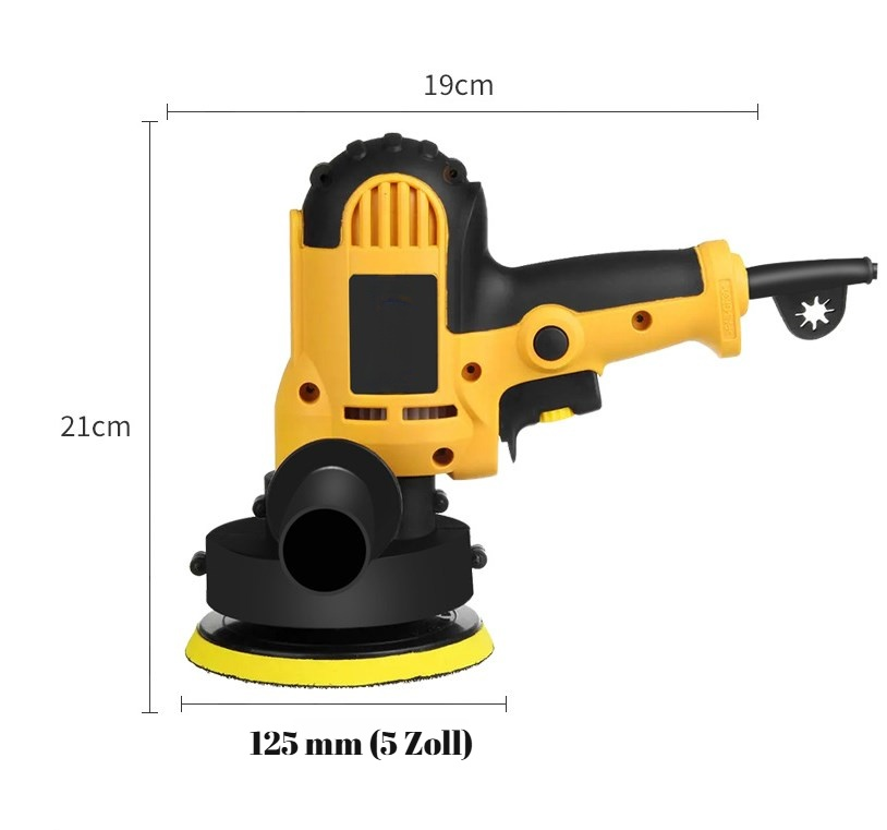 Handgeführte Wachsmaschine für Glanzversiegelung