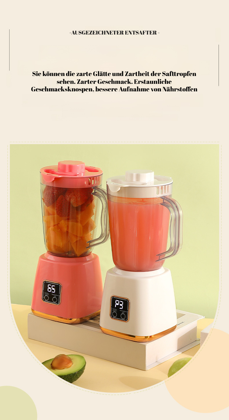 Frische Fruchtsäfte jederzeit mit tragbarem Entsafter
