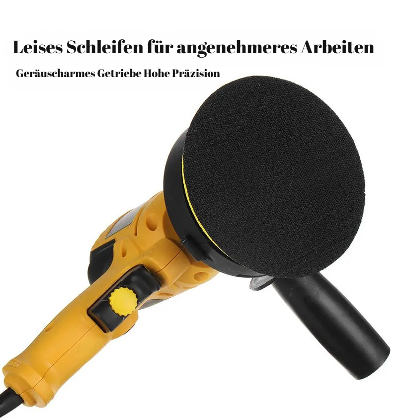 Glanzversiegelung mit handlicher Poliermaschine