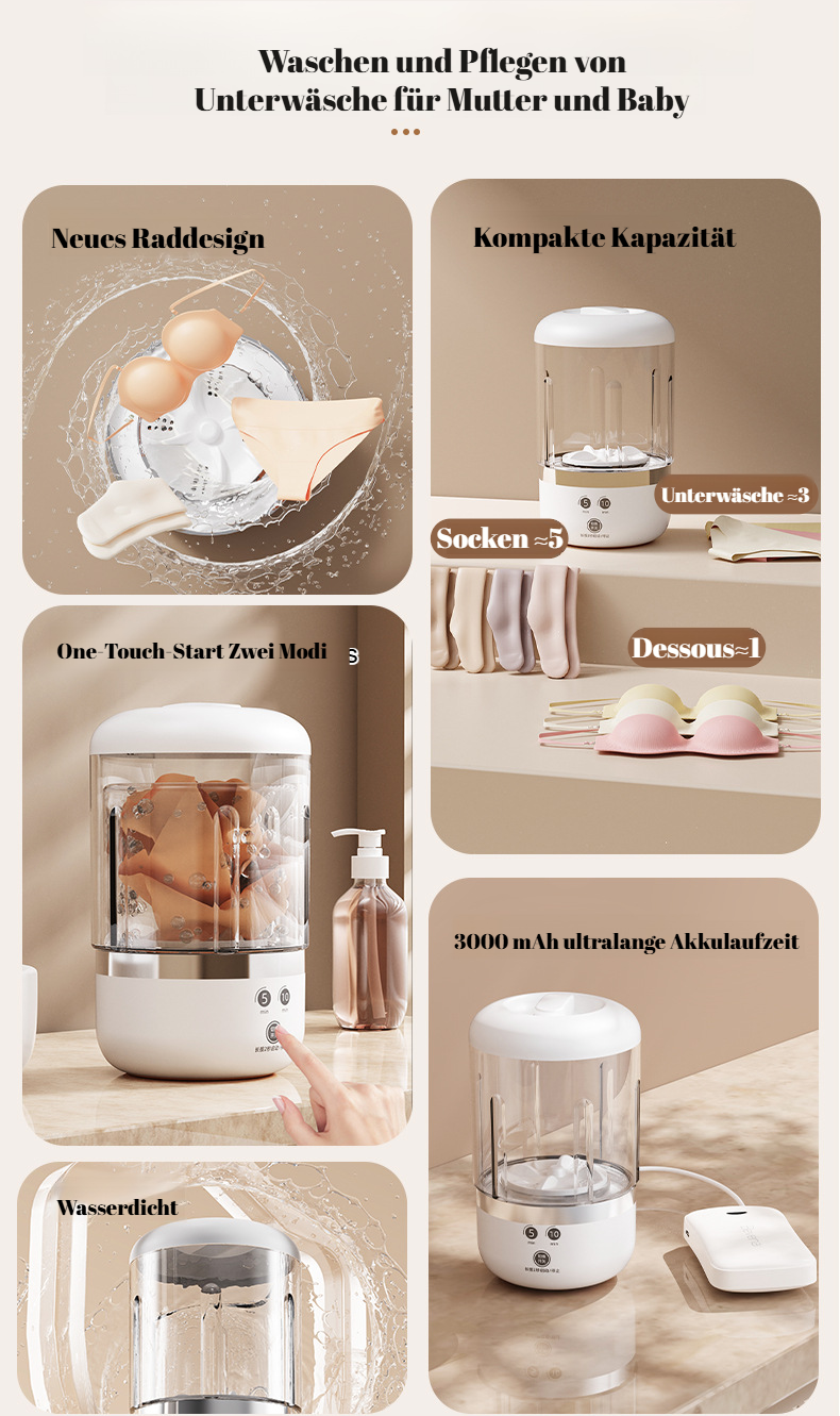 Waschmaschine mit sanfter Handwäsche-Funktion