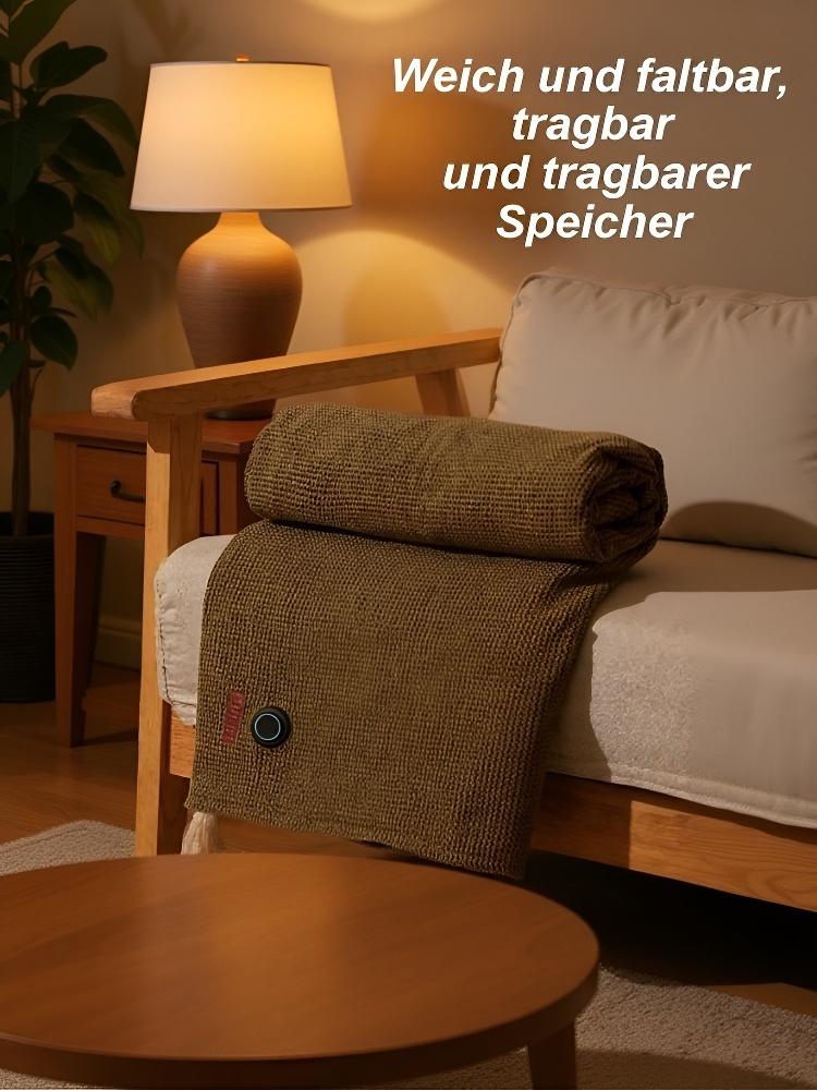 Graphen-Heizdecke🔥 Sekundenschnell warm dank Graphen! ✅ TÜV-sicher und superleicht für überall. Deine mobile Wohlfühl-Oase!