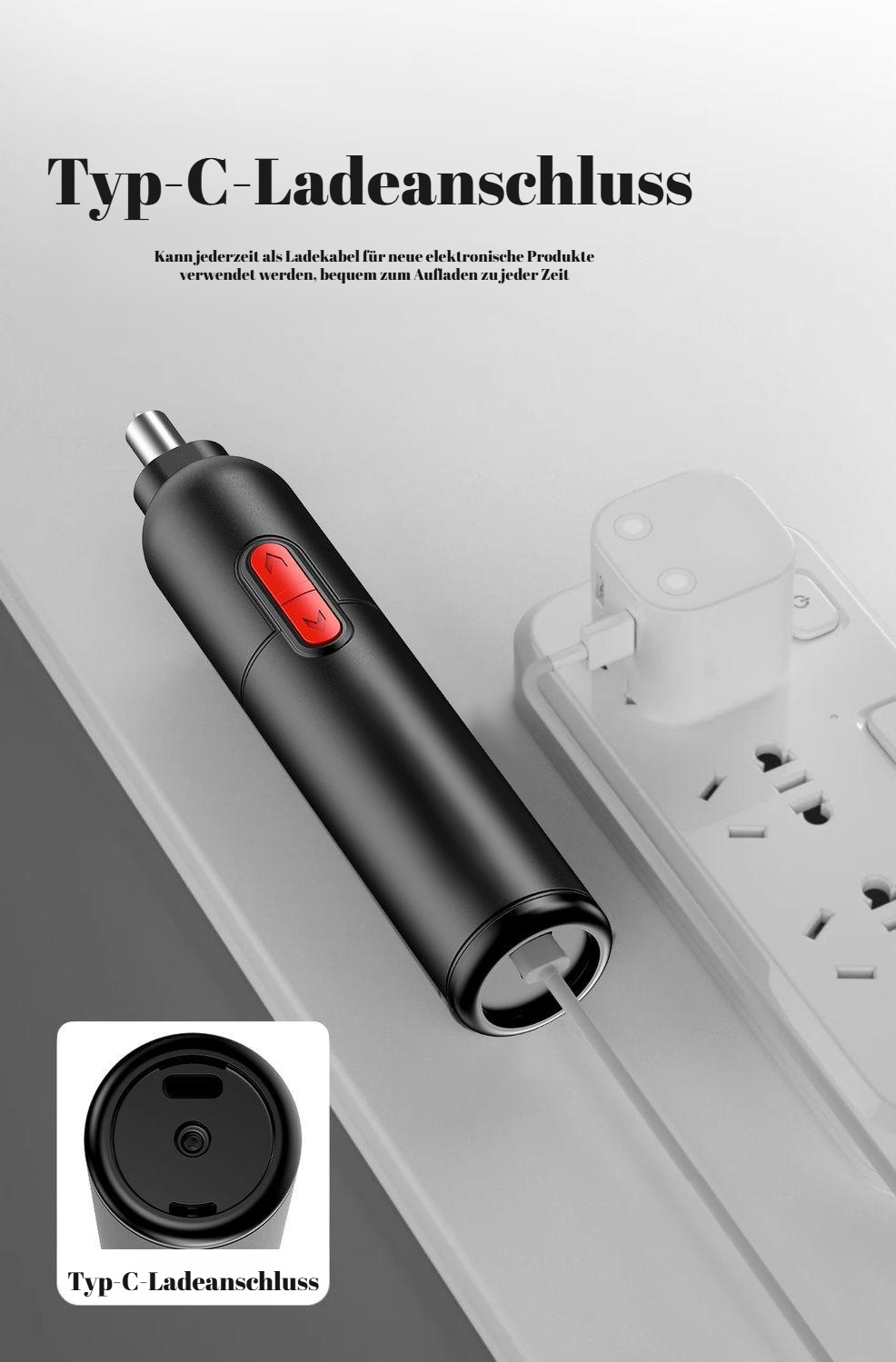 Mini-Elektroschrauber für schnelle Reparaturen und Montage