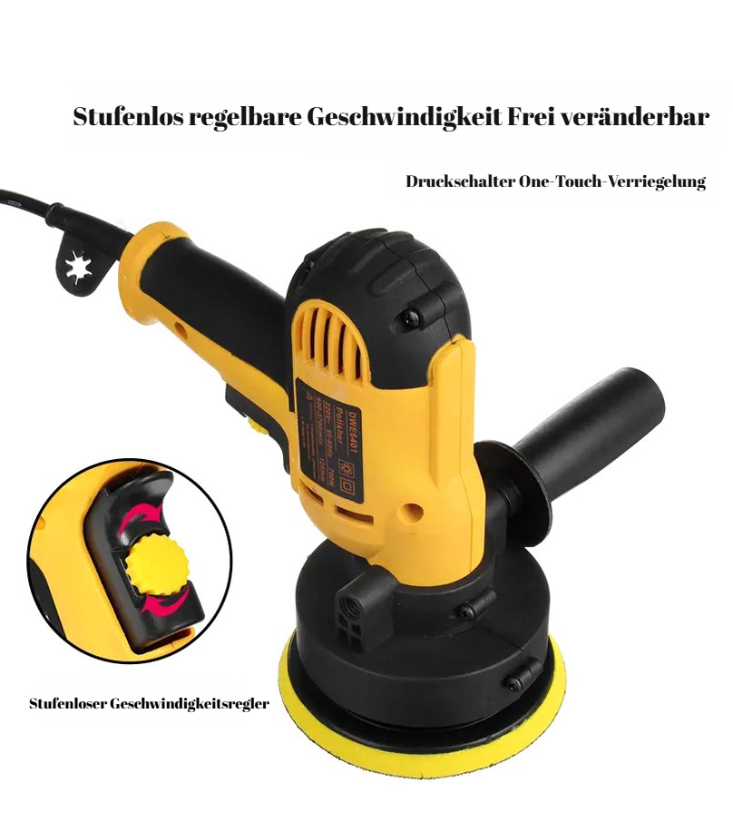 Wachspolierer für professionelle Fahrzeugpflege