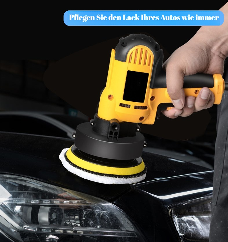 Leistungsstarke Poliermaschine mit ergonomischem Griff