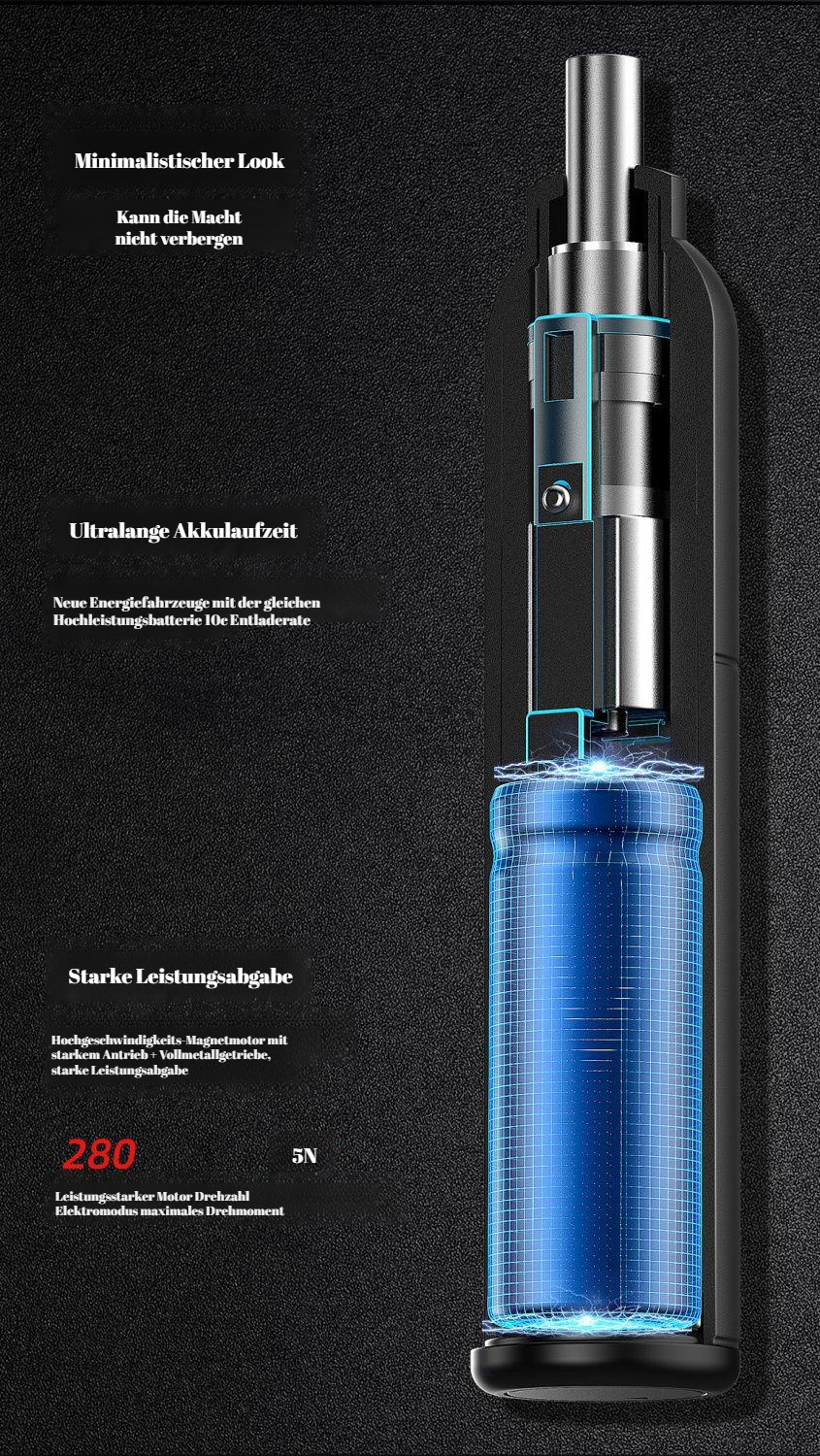 Elektrischer Bohrschrauber mit leistungsstarkem Motor