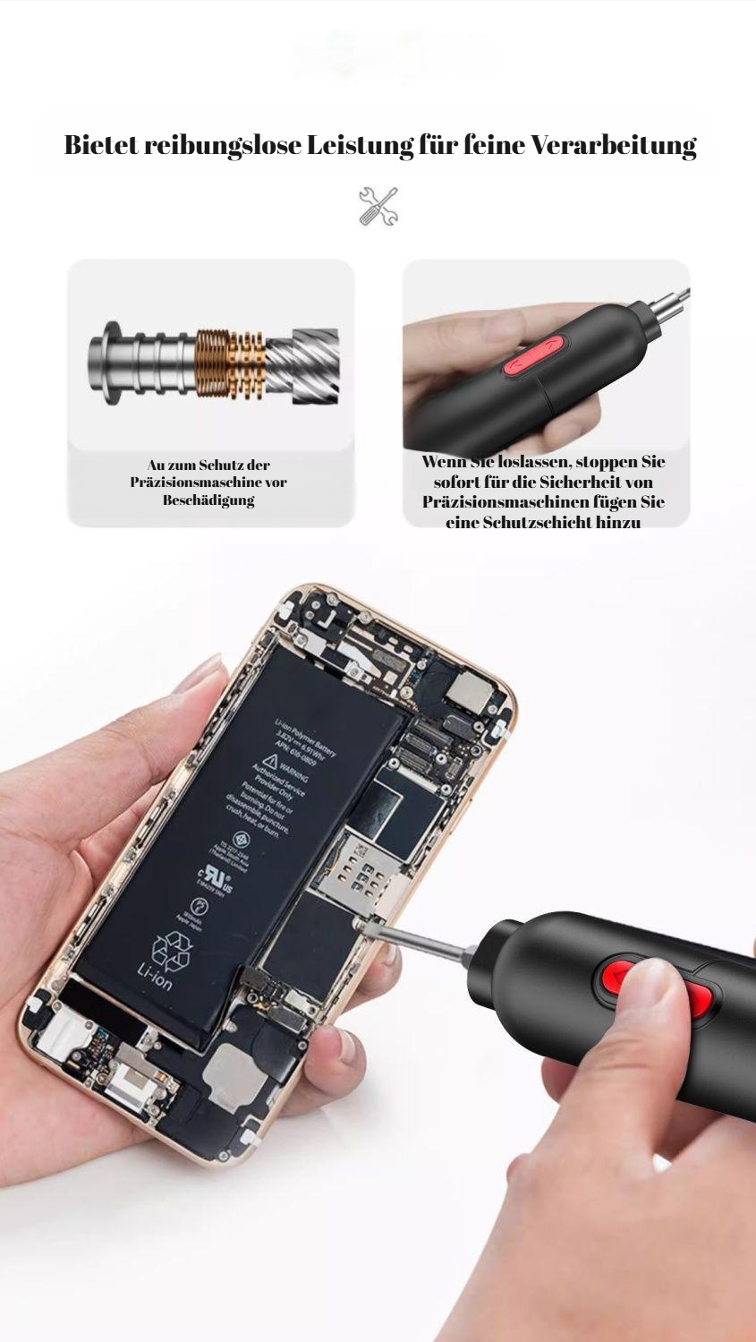 Kompakter Akkuschrauber mit ergonomischem Design