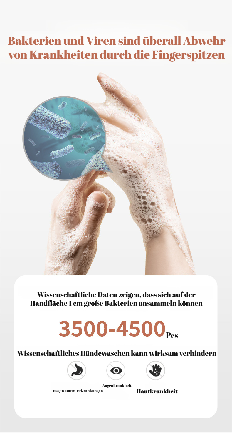 Automatischer Desinfektionsspender im Badezimmer installiert