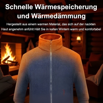 🧥🐑 Nie wieder frieren! Ihre „Export Norwegische einseitige doppelseitige Fleecejacke Herren“ - warm, schlank und wendbar. 🔥✨