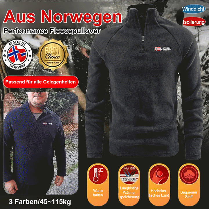 Norwegische Militärfleecejacke 🔥 Wärmend bis -30 Grad Celsius? Absolut! Diese Militärfleecejacke ist leichter als eine Daunenjacke, winddicht, warm und extrem bequem. 🐑✨