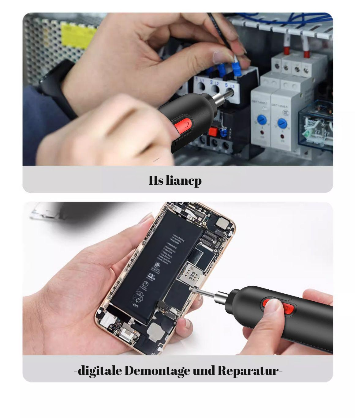Leichter Mini-Akkuschrauber für präzises Arbeiten