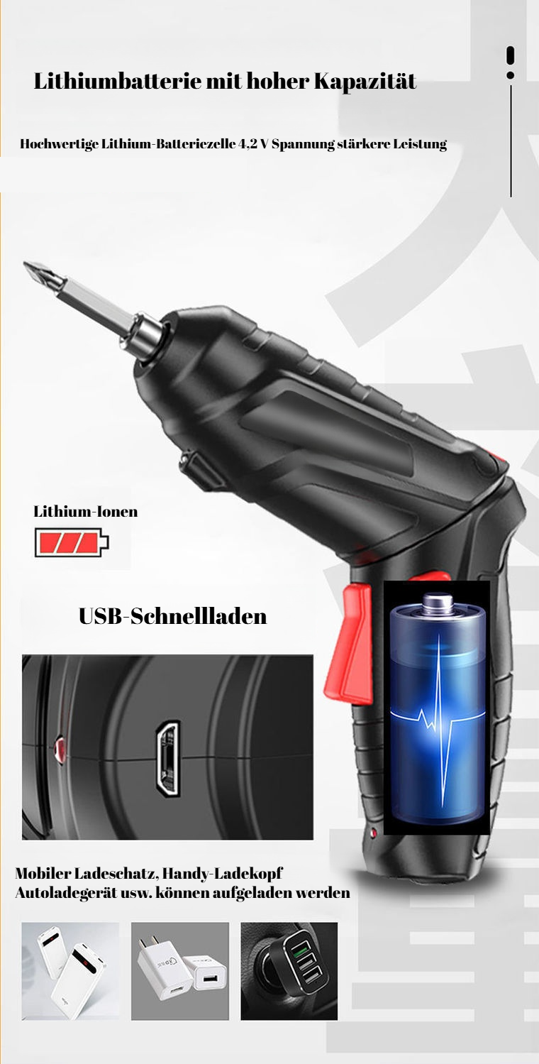 Mini Elektroschrauber Set für DIY und Elektronikreparaturen