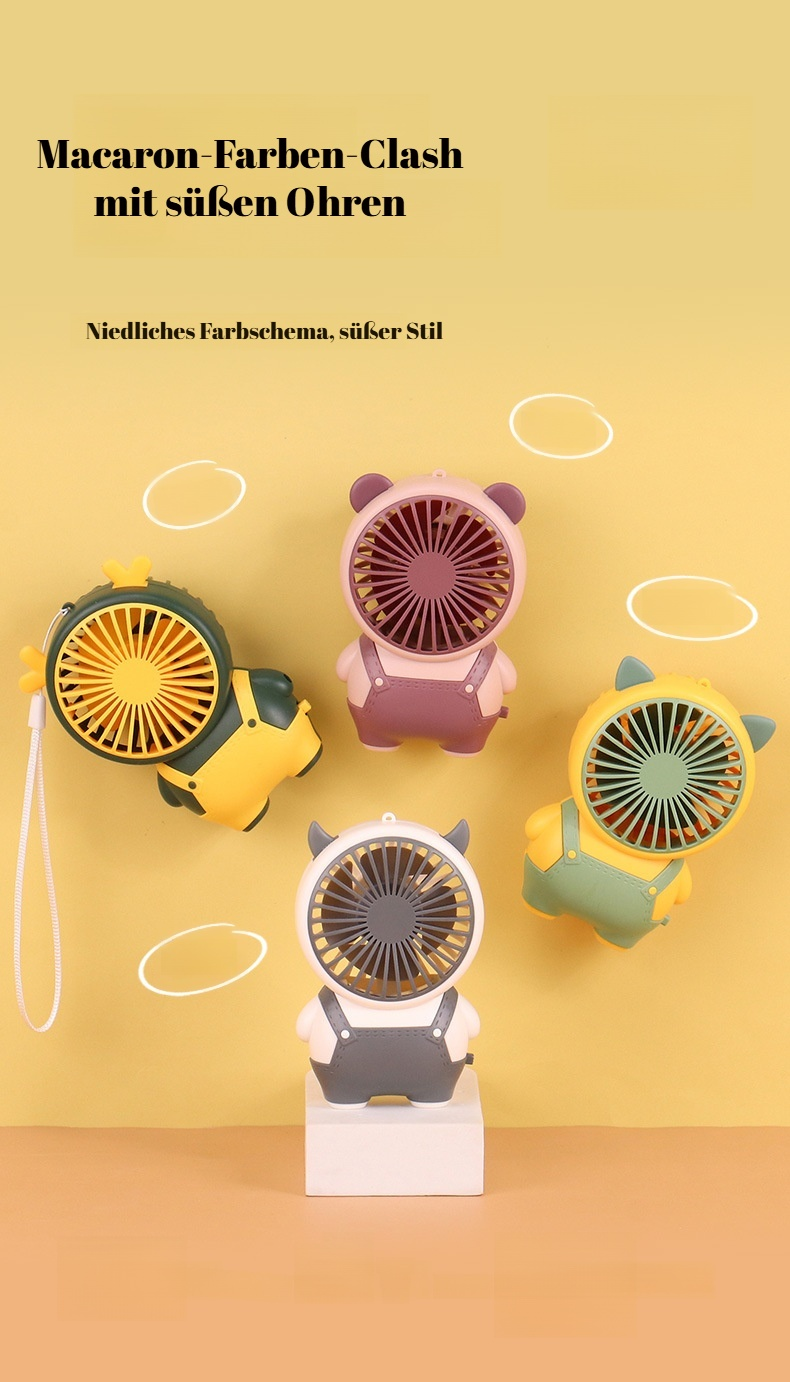 Tragbarer kleiner Handventilator für unterwegs