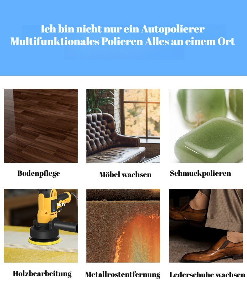 Auto Schönheit Poliergerät im Einsatz