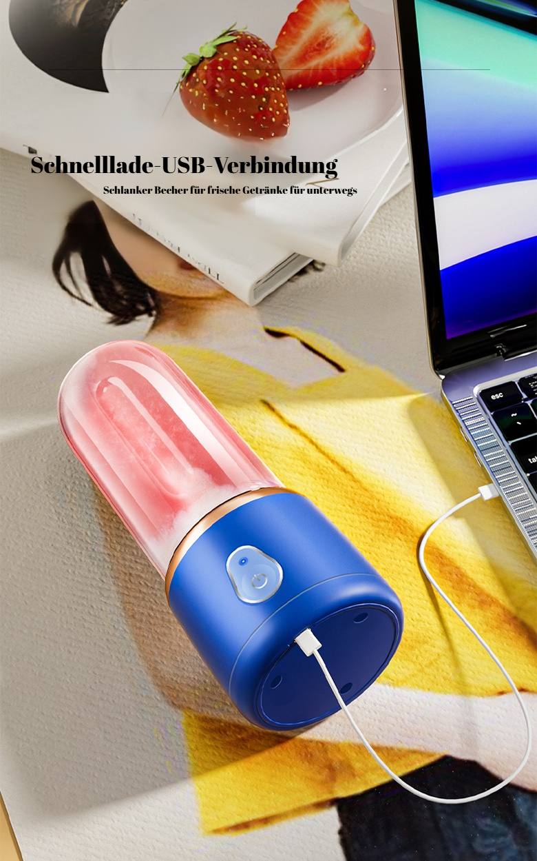 Praktischer Saftbecher für Fitness und Reisen