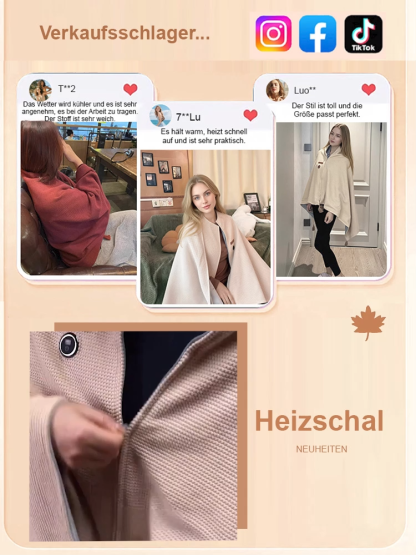 Graphen-Heizdecke🔥 Sekundenschnell warm dank Graphen! ✅ TÜV-sicher und superleicht für überall. Deine mobile Wohlfühl-Oase!