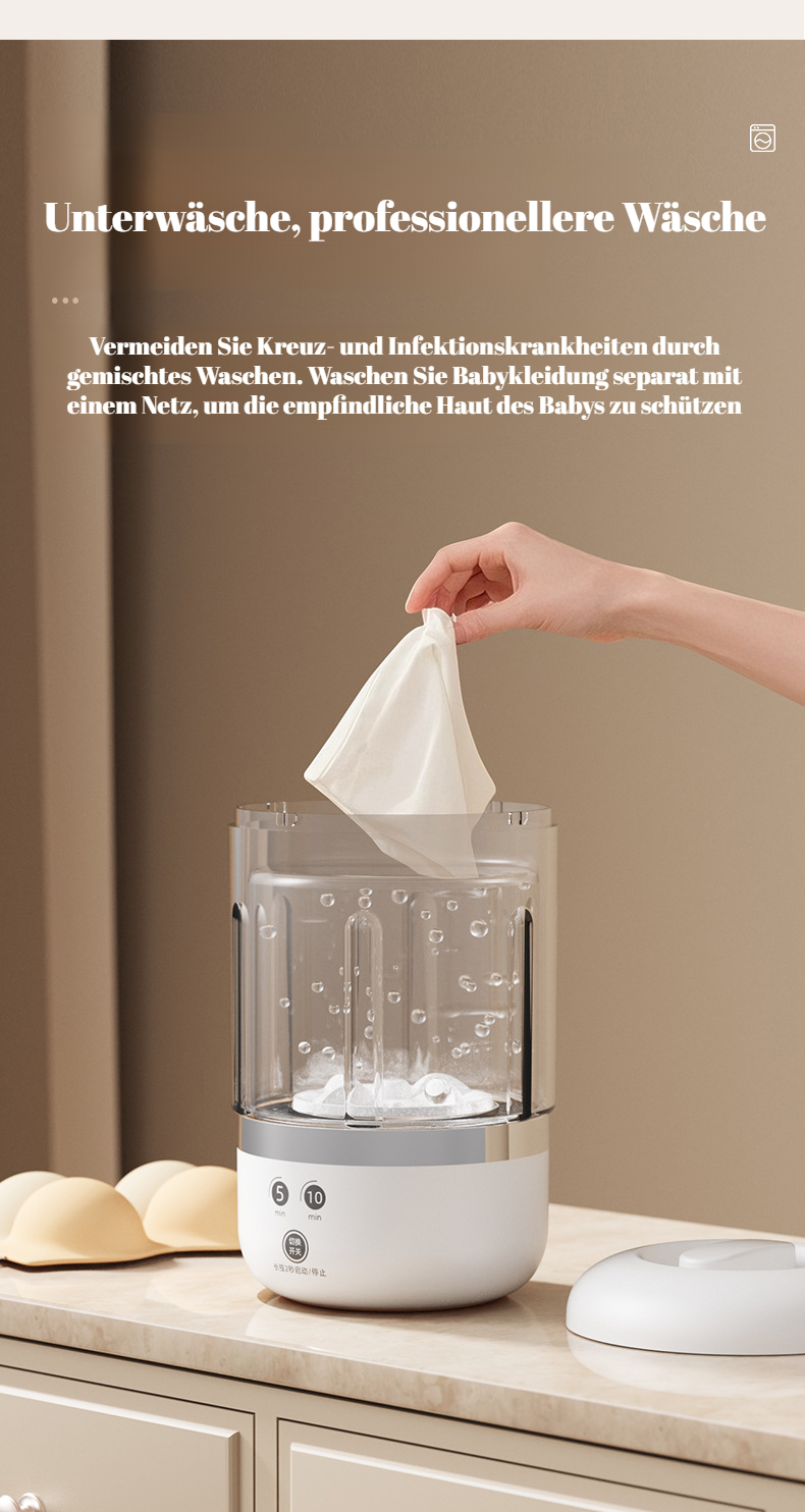 Langlebige Batterie für mobile Waschmaschine