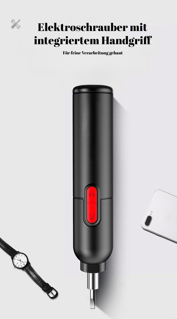 Wiederaufladbarer elektrischer Mini-Schraubendreher für den Haushalt