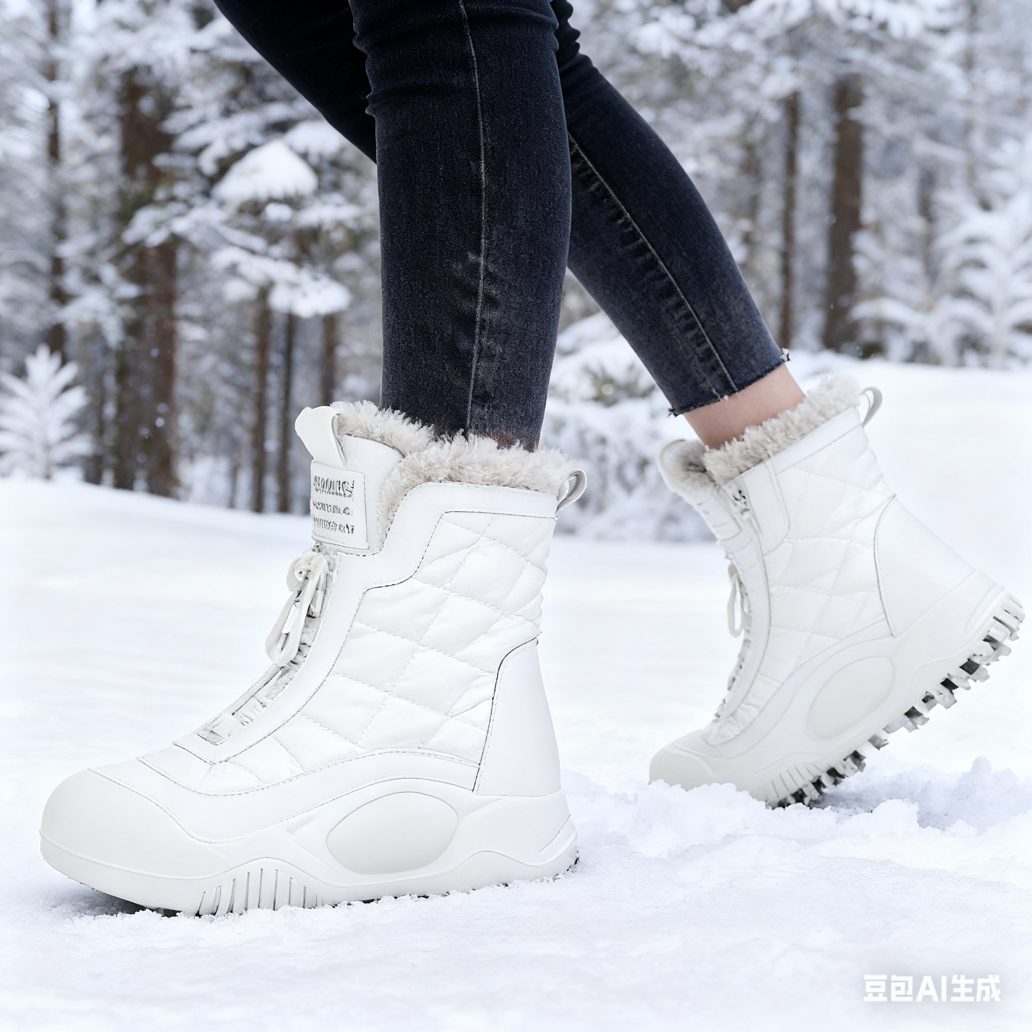 Gepolsterte Stiefel aus verdicktem Leder👢☁️ Gehen wie auf Wolken und 5cm größer sein! Deine warmen, rutschfesten Stiefel für den Winter! 🔥