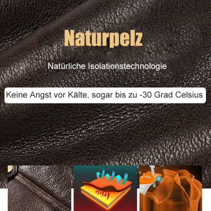 Herren Leder-Bomberjacke🧥 Eine Jacke statt drei! 🔥 Erleben Sie die Wärme und den Stil der italienischen Herren Leder-Bomberjacke aus echtem Leder und Wolle.