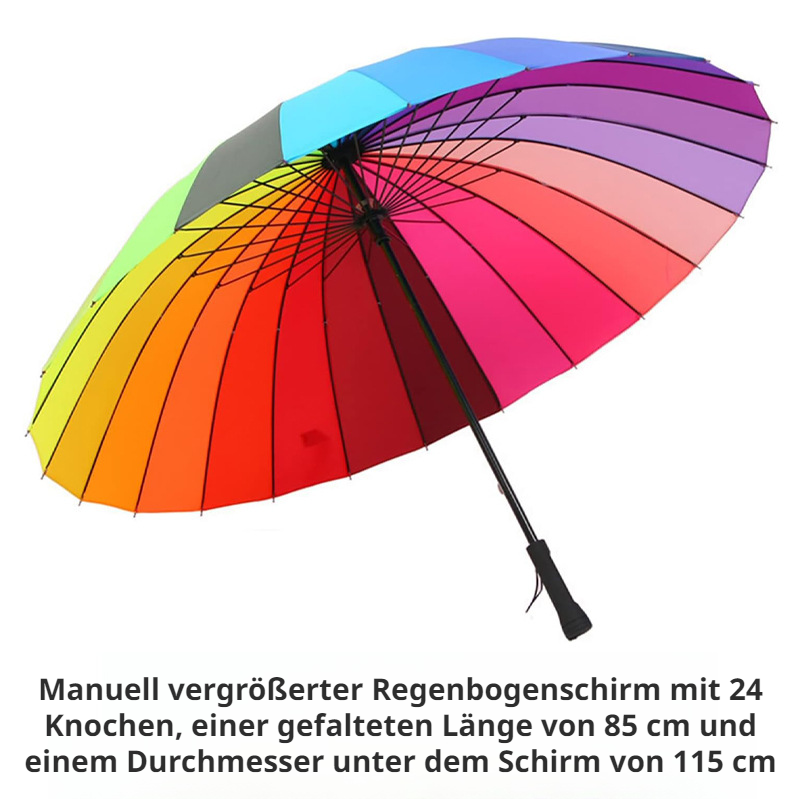Niedlicher Regenschirm Mit Langem Stiel Regenbogenschirm Niedlich Robust Und Langlebig Innenbereich 