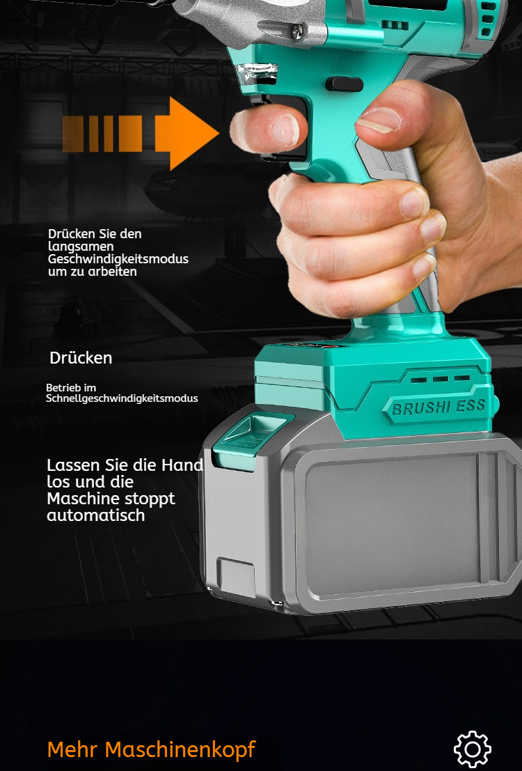 B&uuml;rstenloser Motor f&uuml;r effizientes Arbeiten