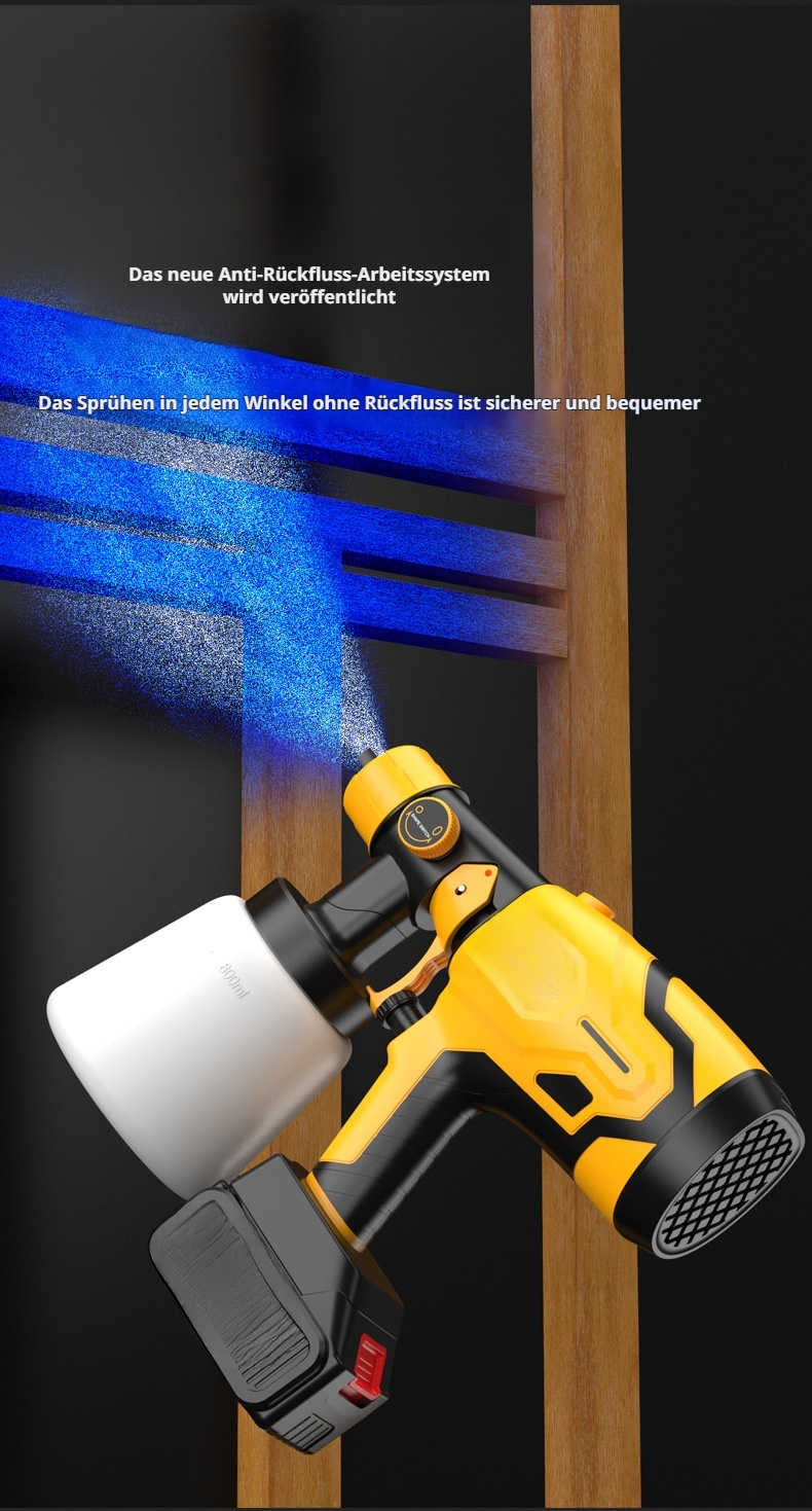 Latexfarbspray Anwendung mit Hengpeng Spritzpistole