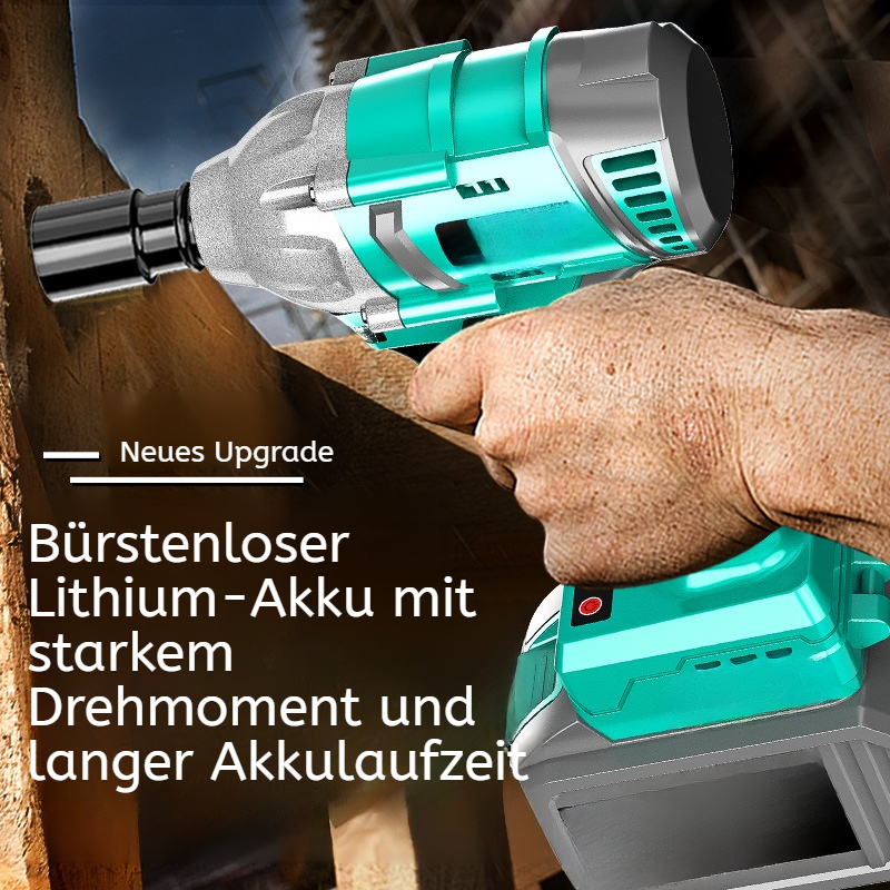 Dayi bürstenloser elektrischer Schraubenschlüssel LithiumBatterieLadehandstück großes Drehmoment Luf
