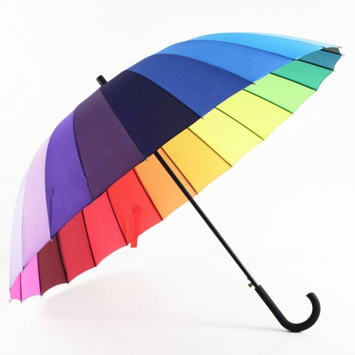 Niedlicher Regenschirm Mit Langem Stiel Regenbogenschirm Niedlich Robust Und Langlebig Innenbereich 