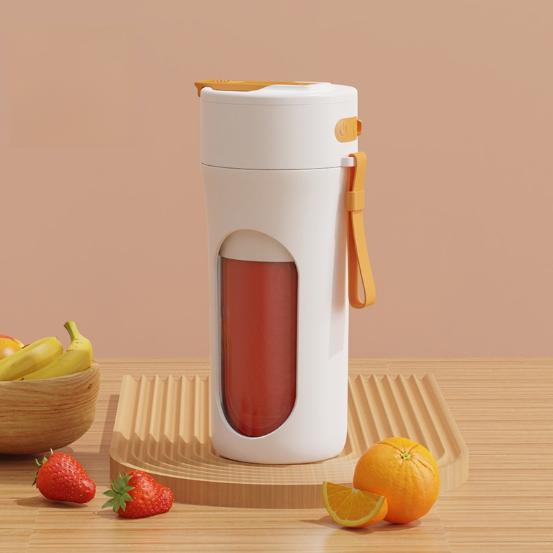 Tragbarer Saftbecher, 12-Blatt-Stahlmesser, Haushaltssaftbecher, Entsafter, kleiner multifunktionale